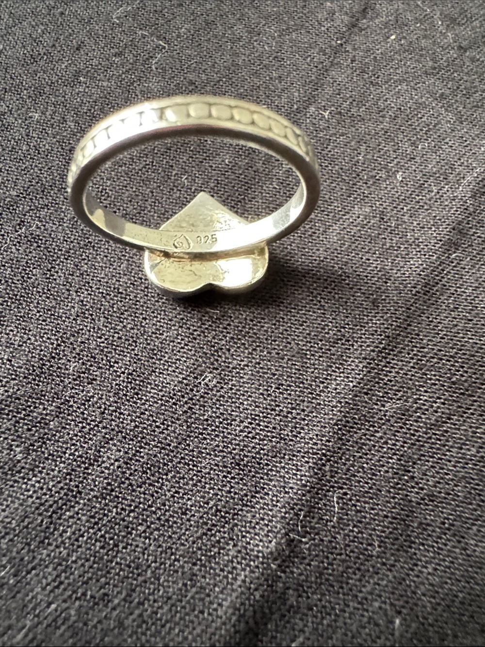 Brighton Silver Heart Stack Ring - Picture 3 of 4